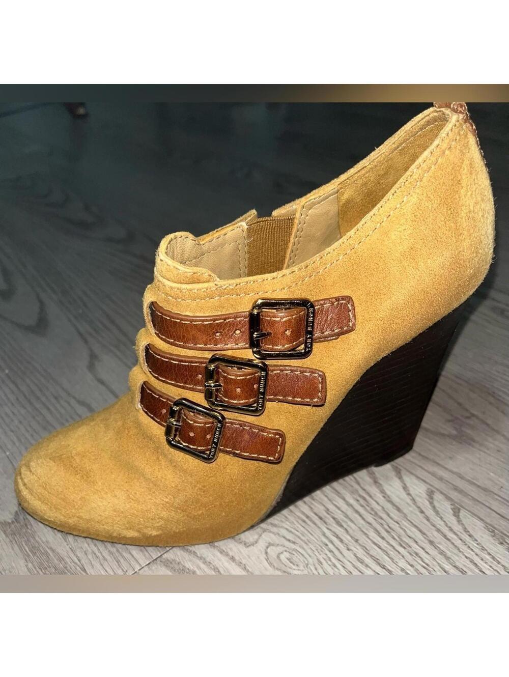 Tory Burch Gabriel High Wedge, Size 7M - Picture 15 of 16